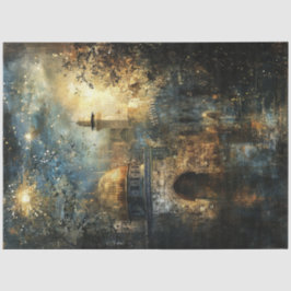 Dekoupage Golden Dome of the Rock Jerusalem Seidenpapier