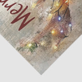 Dekoupage Golden Retriever Antlers & Christmas Seidenpapier (Ausschnitt)