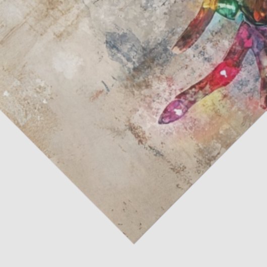 Dekoupage Golden Retriever Holiday Attraktion Antl Seidenpapier (Ausschnitt)