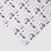 Dekoupage Golf Golfer Golfspielen Geburtstagsparty Seidenpapier (Ausschnitt)