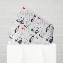 Dekoupage Golf Golfer Golfspielen Geburtstagsparty