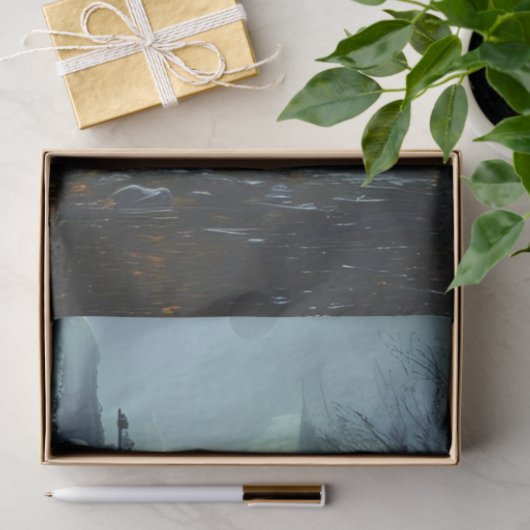 Dekoupage Gothic Carriage Ride at Dusk Seidenpapier (Geschenk)