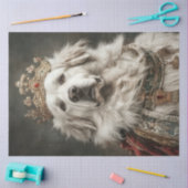 Dekoupage Great Pyrenäen Royal Family Seidenpapier (Basteln)