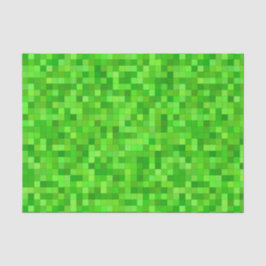 Dekoupage Green Pixels Geburtstagsparty Seidenpapier