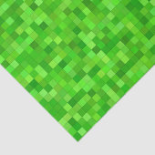 Dekoupage Green Pixels Geburtstagsparty Seidenpapier (Ausschnitt)