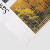 Dekoupage Handsäge-Designs Rote Scheune, Gelbe Sch Seidenpapier (Ausschnitt)