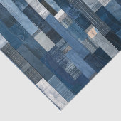 Dekoupage, Handwerk oder Geschenk für blaue Flasch Seidenpapier (Ausschnitt)