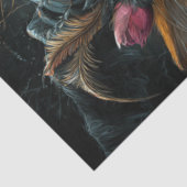 Dekoupage Herbst Viktorianisch gekleidete Chat Art Seidenpapier (Ausschnitt)