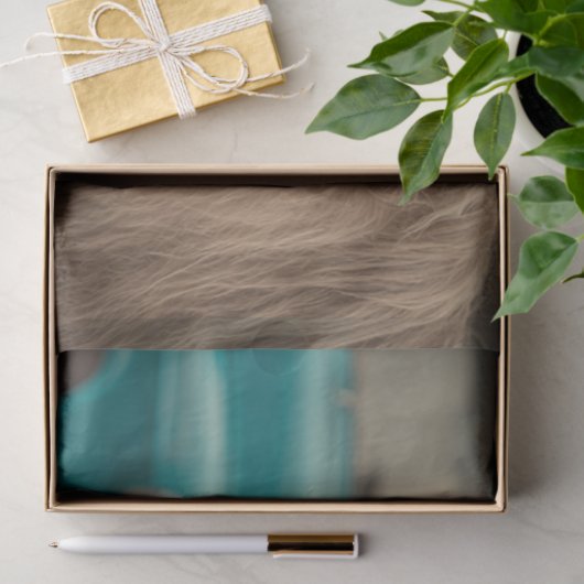 Dekoupage Highland Cow & Hexenlandschaft Szene Seidenpapier (Geschenk)