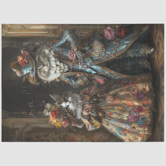 Dekoupage Historisches Laboratorien verkleidete Ka Seidenpapier (Vorderseite)