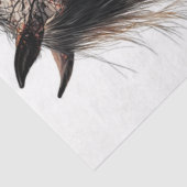 Dekoupage Horse Harmony Nature Double Exposure Seidenpapier (Ausschnitt)