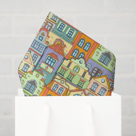 Dekoupage Housewärming Seidenpapier (Geschenktüte)