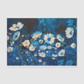 Dekoupage Hübsch Blauer Blauer und Weiß rechts 143 Seidenpapier (Vorderseite)