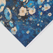 Dekoupage Hübsch Blauer Blauer und Weiß rechts 143 Seidenpapier (Ausschnitt)