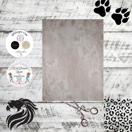 Dekoupage Imitats beenden altersgetreu gestresstes Seidenpapier