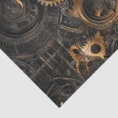 Dekoupage Imitats beenden stenciled Gears Bronze M Seidenpapier (Ausschnitt)