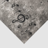 Dekoupage Imitats Musik Hintergrund Texturierte No Seidenpapier (Ausschnitt)