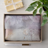 Dekoupage Intricate Blumenmuster Pink Lila Seidenpapier (Geschenk)