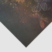 Dekoupage Intricate Dragonfly Muster Flügel Seidenpapier (Ausschnitt)