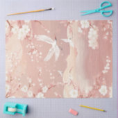 Dekoupage Japanischer Frühling Landschaft Cheery B Seidenpapier (Basteln)