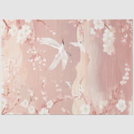 Dekoupage Japanischer Frühling Landschaft Cheery B Seidenpapier