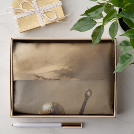 Dekoupage Knight and Cheetah Duo Helden Seidenpapier (Geschenk)