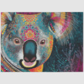 Dekoupage Koala Aboriginal-Kunst Seidenpapier (Vorderseite)