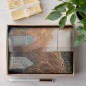 Dekoupage Landscape Paper 2 Whimsical Highland Cow Seidenpapier (Geschenk)