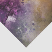 Dekoupage Lebend farbig Lila-blau-gelb-grün Seidenpapier (Ausschnitt)