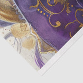 Dekoupage Lila Day of the Dead Lady Seidenpapier (Ausschnitt)