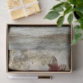 Dekoupage Links Side Story Book Design Landschaft Seidenpapier (Geschenk)