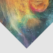 Dekoupage Lion of Spectrum of Colors Seidenpapier (Ausschnitt)