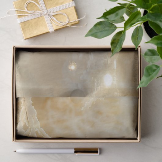 Dekoupage Magical Scene Swene im Lake Seidenpapier (Geschenk)