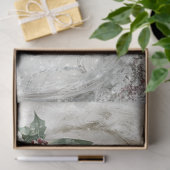 Dekoupage Magical White Horse Winter Wonderland Seidenpapier (Geschenk)