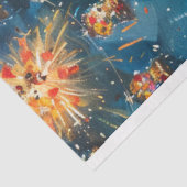 Dekoupage Mexican Celebration Fireworks Seidenpapier (Ausschnitt)