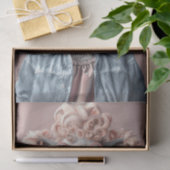 Dekoupage mit glatter Rosa Lama Jacket Seidenpapier (Geschenk)