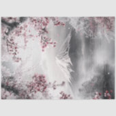 Dekoupage Mount Fuji's mit Kirschblüten & Lake Seidenpapier (Vorderseite)