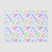 Dekoupage Music Geburtstagsfeier Seidenpapier (Vorderseite)