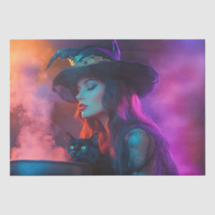 Dekoupage Mystical Hexches' Cauldron Brew & Cat Seidenpapier
