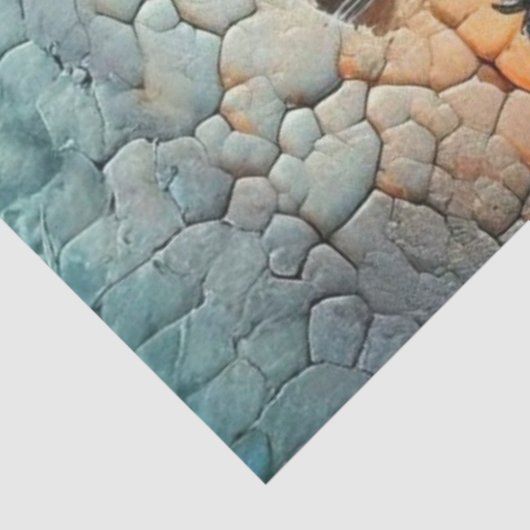 Dekoupage Mystical Hexe Crackled Background Seidenpapier (Ausschnitt)