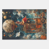 Dekoupage Mystical Hot Air Ballonfahrt Geschenkpapier Set (Vorderseite 2)