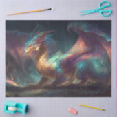 Dekoupage Mystical Neon Iridescent Scalgon Seidenpapier (Basteln)