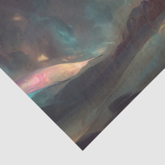 Dekoupage Mystical Neon Iridescent Scalgon Seidenpapier (Ausschnitt)