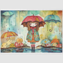 Dekoupage niedlich Paper Doll Girl