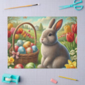 Dekoupage Oaster Bunny Rabbit Tissue Seidenpapier (Basteln)