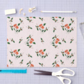 Dekoupage oder Verschenken von handgemalten Blumen Seidenpapier (Handwerk)