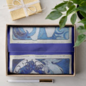 Dekoupage Paper 10"x15" - Alphonse Mucha 20 Seidenpapier (Geschenk)