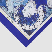 Dekoupage Paper 10"x15" - Alphonse Mucha 20 Seidenpapier (Ausschnitt)