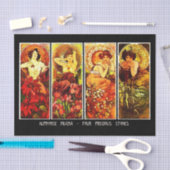 Dekoupage Paper 10"x15" - Alphonse Mucha 21 Seidenpapier (Handwerk)