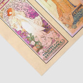 Dekoupage Paper 10"x15" - Alphonse Mucha 27 Seidenpapier (Ausschnitt)
